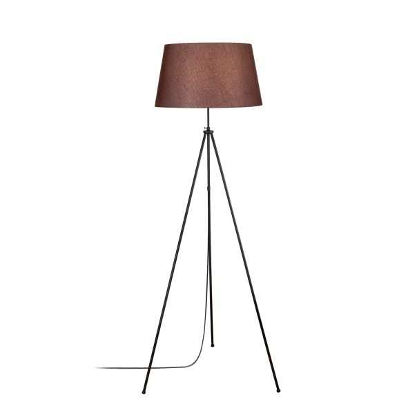 OPVIQ Podna lampa Tripod 4053, crna/braon - EP3008606