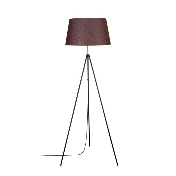 OPVIQ Podna lampa Tripod 4053, crna/braon - EP3008606