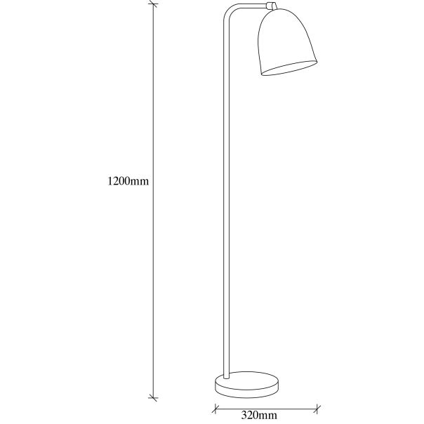 OPVIQ Podna lampa Tattoo 4090, crna - EP3008618