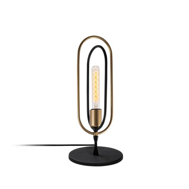 OPVIQ Stona lampa Cerco 5071, zlatna/crna - EP3008627