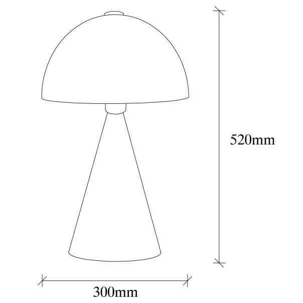 OPVIQ Stona lampa Dodo 5052, bela - EP3008636