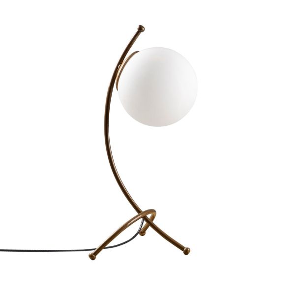 OPVIQ Stona lampa Yay 5012, braon/bela - EP3008657