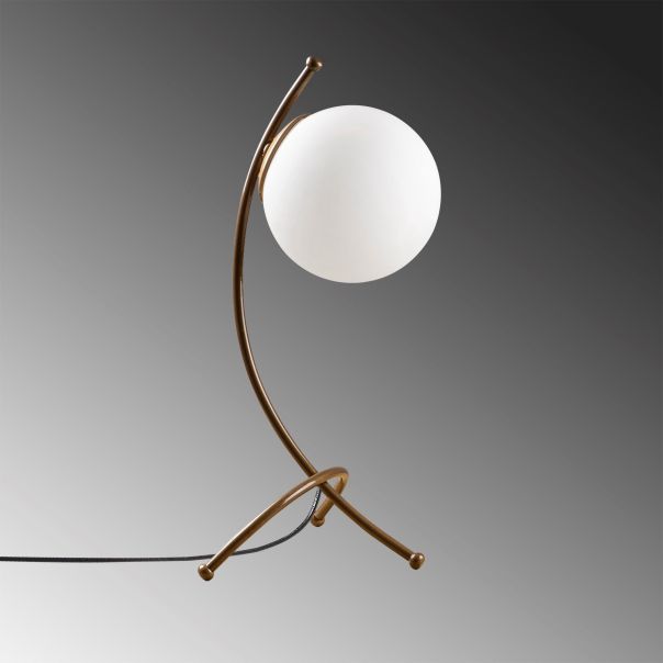 OPVIQ Stona lampa Yay 5012, braon/bela - EP3008657