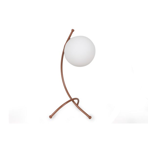 OPVIQ Stona lampa Yay 5013, braon/bela - EP3008660