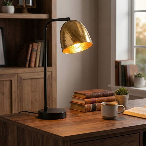 OPVIQ Stona lampa Tattoo 5031, zlatna/crna - EP3008663
