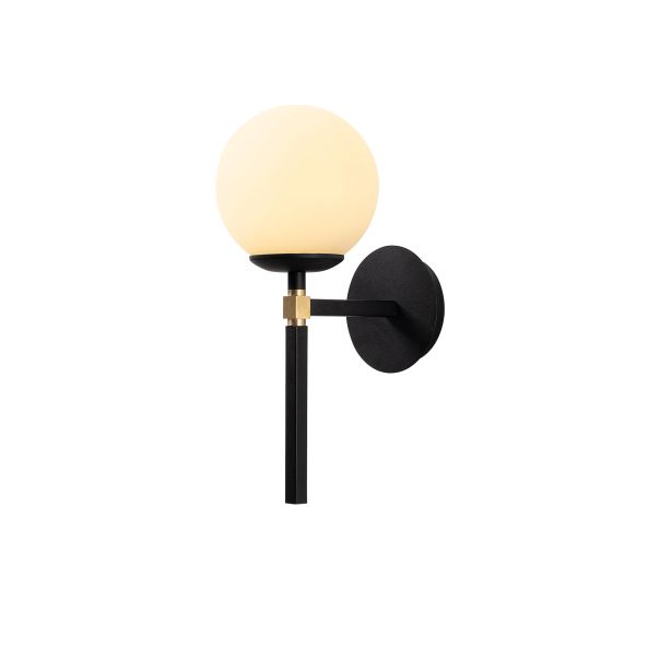 OPVIQ Zidna lampa Gondol 3041, crna/bela - EP3008690