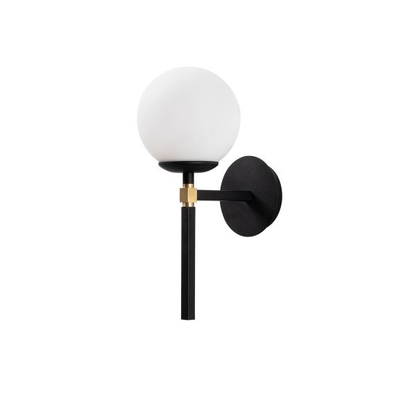 OPVIQ Zidna lampa Gondol 3041, crna/bela - EP3008690