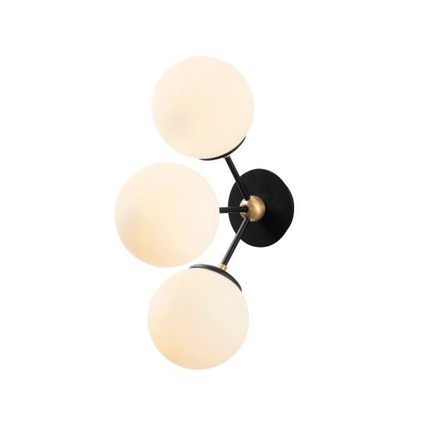 OPVIQ Zidna lampa Gondol 3021, crna/bela - EP3008696