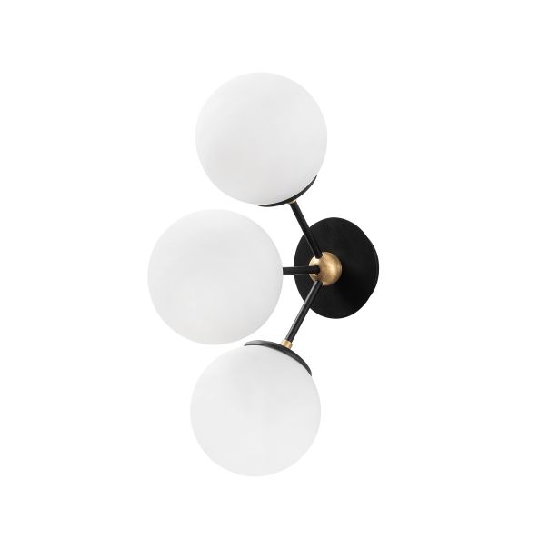 OPVIQ Zidna lampa Gondol 3021, crna/bela - EP3008696