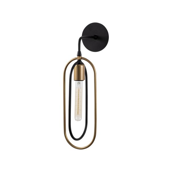 OPVIQ Zidna lampa Cerco 3151, crna/zlatna - EP3008738