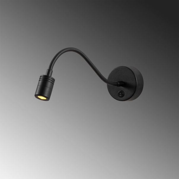OPVIQ LED zidna lampa Reading 3241, crna - EP3008744