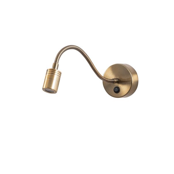 OPVIQ LED zidna lampa Reading 3242, zlatna - EP3008747