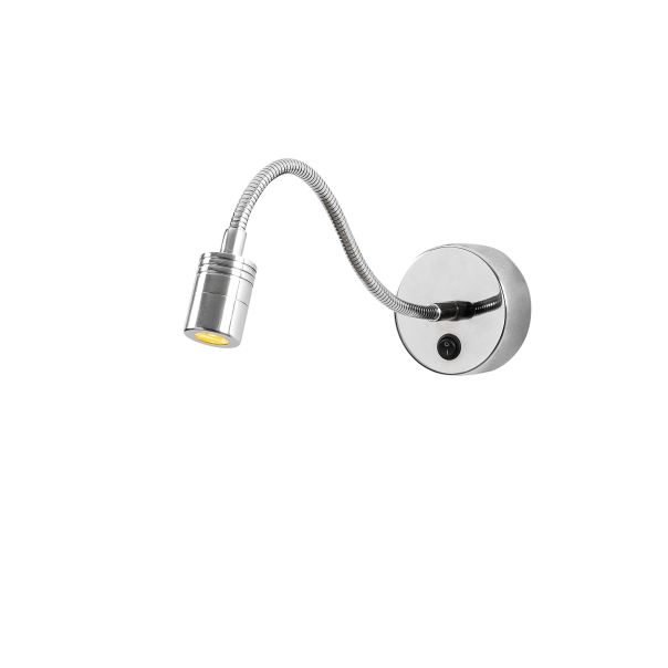 OPVIQ LED zidna lampa Reading 3243, srebrna - EP3008750