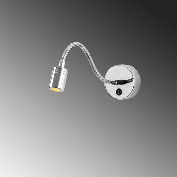 OPVIQ LED zidna lampa Reading 3243, srebrna - EP3008750