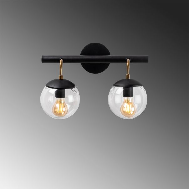OPVIQ Zidna lampa Gondol 3012, crna/providna - EP3008765
