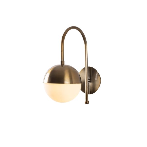 OPVIQ Zidna lampa Karsor 3300, bela/zlatna - EP3008795