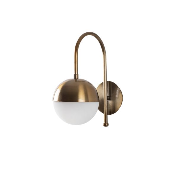 OPVIQ Zidna lampa Karsor 3300, bela/zlatna - EP3008795