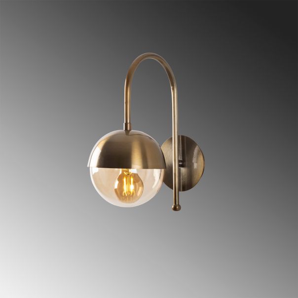 OPVIQ Zidna lampa Karsor 3301, zlatna/providna - EP3008798