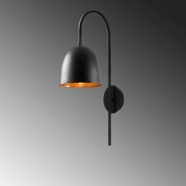 OPVIQ Zidna lampa Tattoo 3320, crna/bakarna - EP3008804