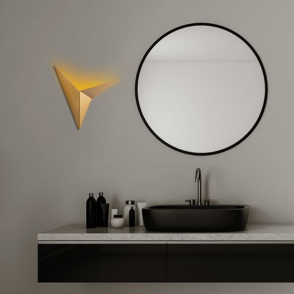 OPVIQ Zidna lampa Kus Nuw 3204, zlatna - EP3008816