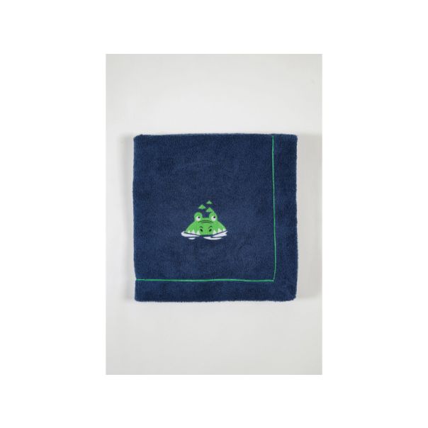 STEFAN Pokrivač od frotira sa vezom 80x120cm - 585-krokodil