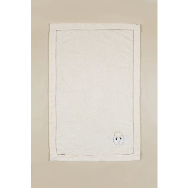 STEFAN Pokrivač od frotira sa vezom 80x120 - 585-ovcica