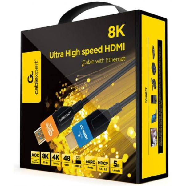 GEMBIRD Aktivni optički kabl ultra brzi HDMI 2.1 8K UHD with Ethernet CC-HDMI8K-AOC-5M, 5m - 45813