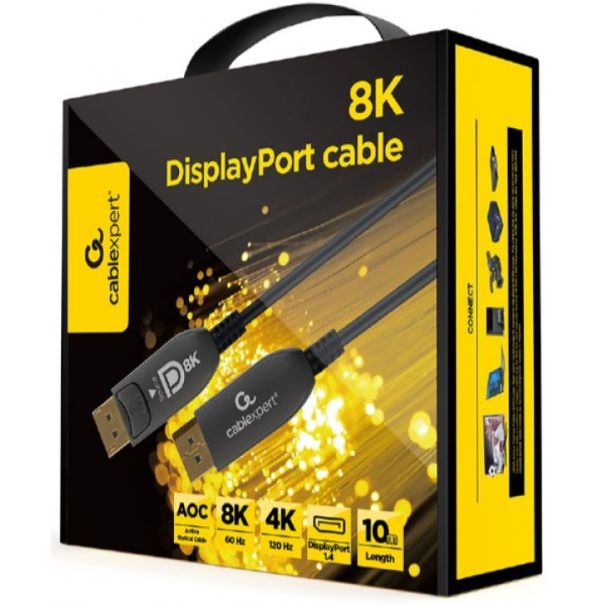 GEMBIRD DisplayPort kabl 1.4 8K Active Optical CC-DP8K-AOC-10M - 45806