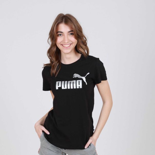 PUMA Majica kratak rukav ess+ metallic logo tee w - 586890-51