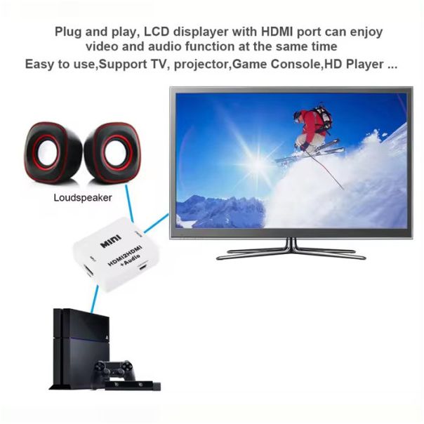 GEMBIRD Audio konverter A-HDMI - HDMI, mini - 45769-1