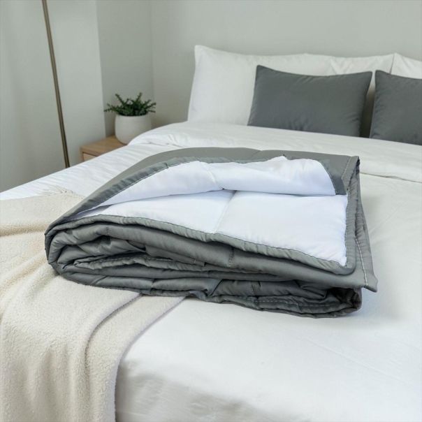 SANTE  Prekrivač letnji Sivi 140x200 cm - 5875