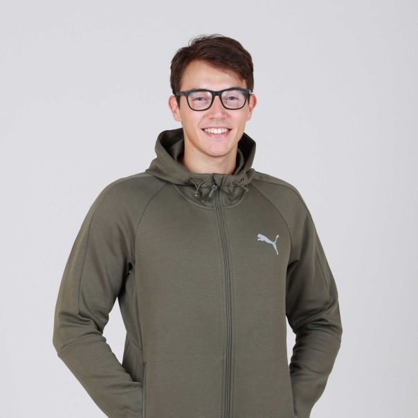 Duks SA KAPULJACOM PUMA EVOSTRIPE FZ HOODIE M - 589424-44