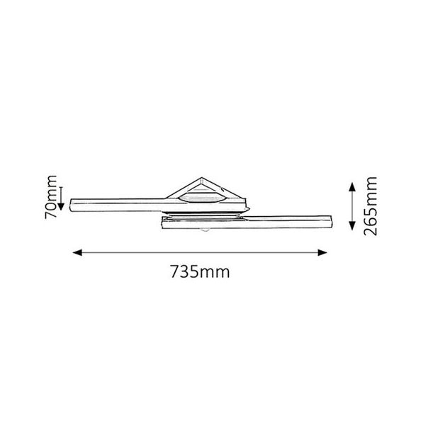 Rabalux Kupatilska rasveta Antonia LED 2x 12W hrom (5895) - 5895-1