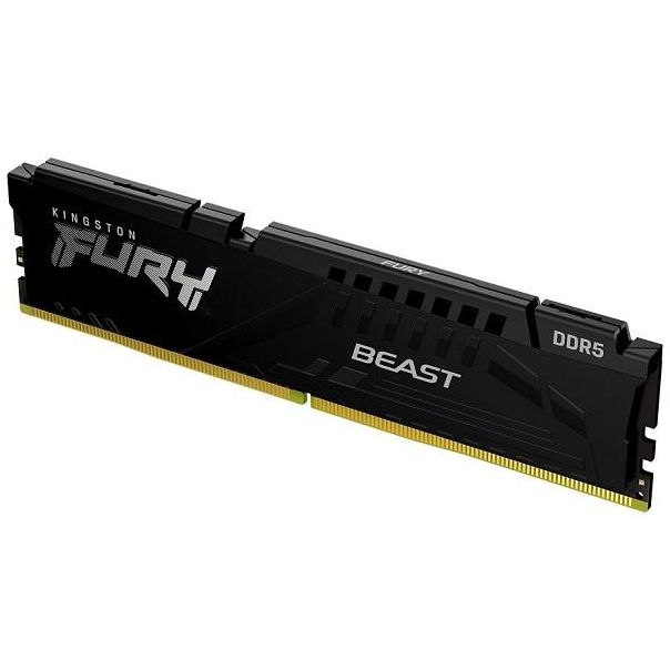 KINGSTON DDR5 128GB (4x32GB) 5200MHz [FURY BEAST], Non-ECC UDIMM, CL40 1.25V, 288-Pin 2Rx8 - 31428