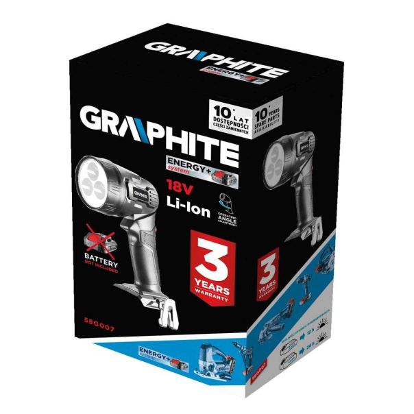 GRAPHITE Aku baterijska lampa - 58G007
