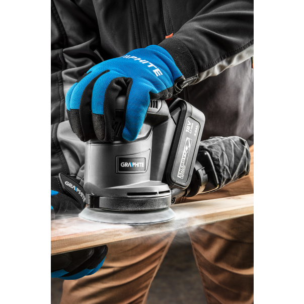 GRAPHITE Aku Vibraciona brusilica, Solo, bez baterija i punjača - 58G014