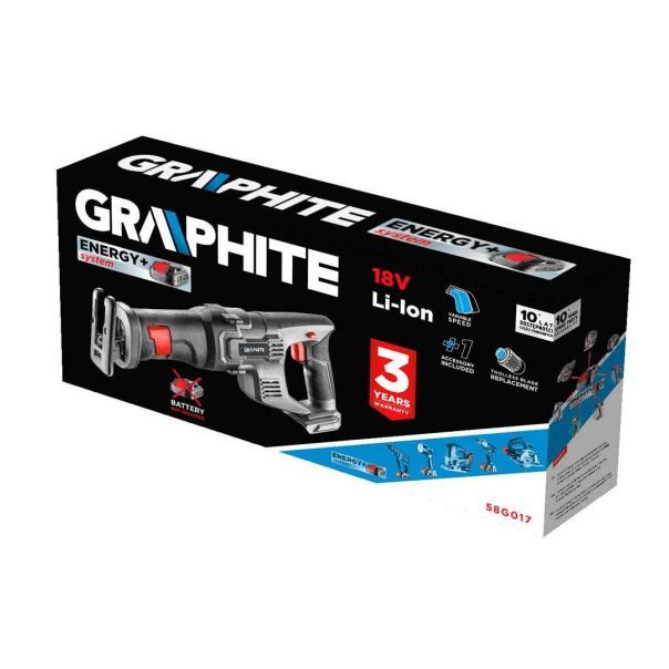GRAPHITE Aku sabljasta testera - 58G017