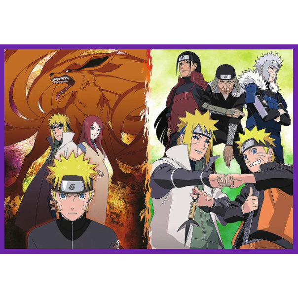 TREFL Puzzle Naruto Shippuden - Avanture Naruta Uzumakija - 4x250 delova - 103461-13339