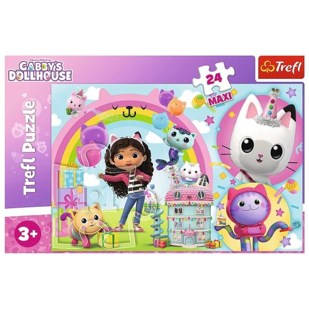 TREFL Puzzle Gabby Dollhouse - 24 dela - 103211-T14353