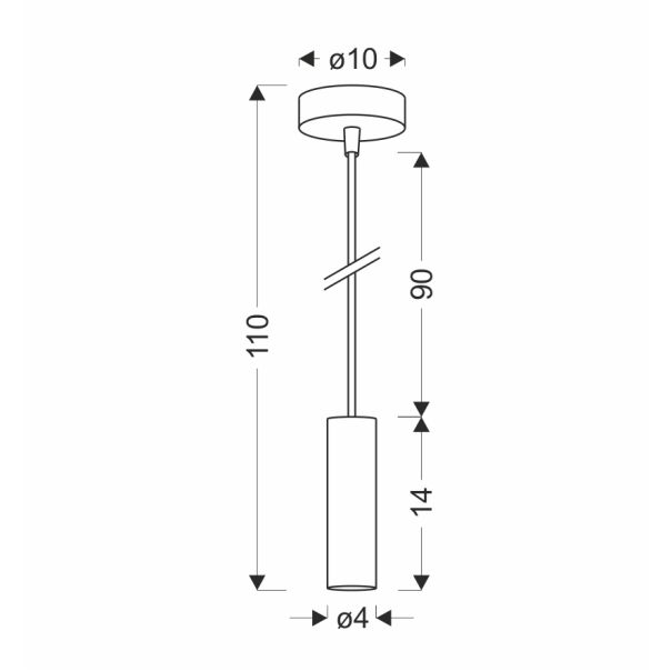 Dallas Viseća Lampa Zlatna 1x40W E27 - 15075-1-1-1
