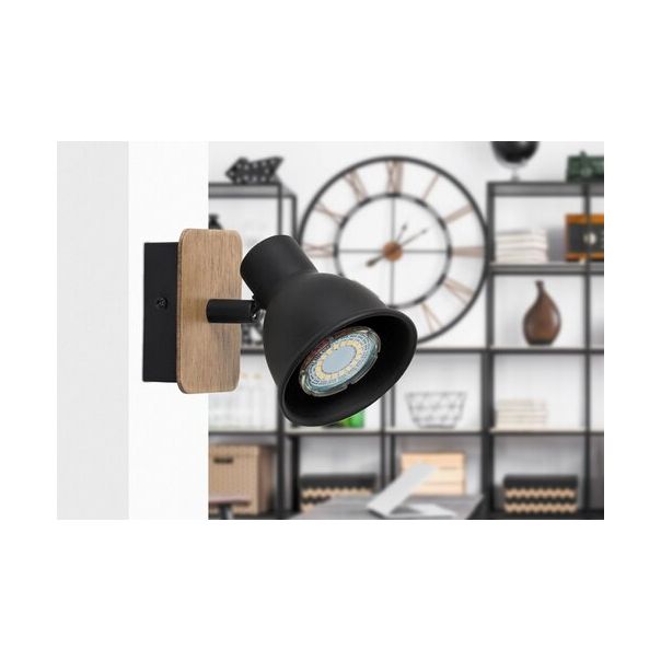 Rabalux Spot rasveta Mac GU10 1x MAX 15W crna (5902) - 5902