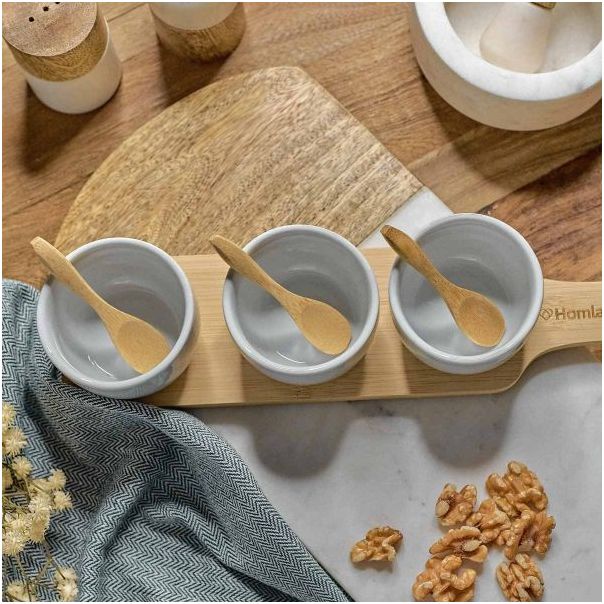 DEKOR DOM Set činija 32x8cm Fincan  3/1, bela - 039650