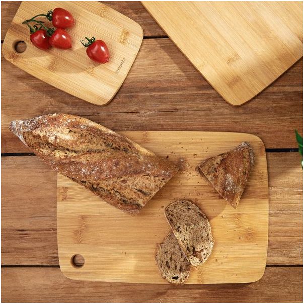 DEKOR DOM Daska za sečenje 28x21cm Bambou, natural - 038962