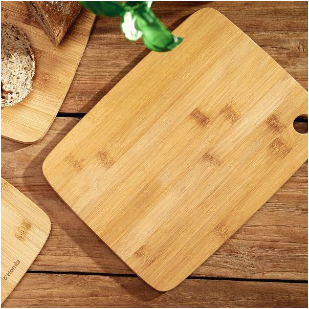DEKOR DOM Daska za sečenje 28x21cm Bambou, natural - 038962