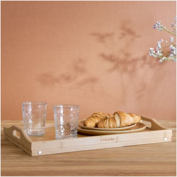 DEKOR DOM Poslužavnik 50x30cm Bambou,natural - 039626