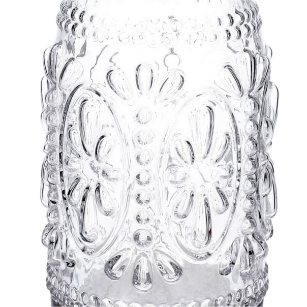 DEKOR DOM Bokal BARREL 1.2l - Transparent - HML - 041634-1