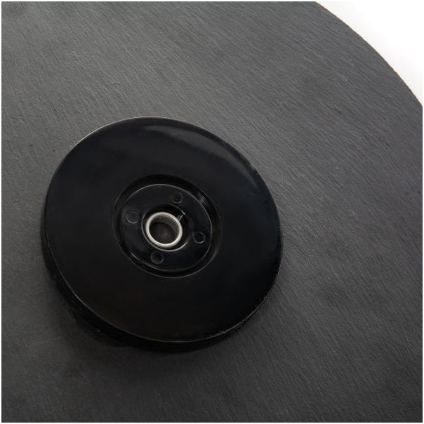 DEKOR DOM Daska za posluživanje 30cm Stone, crna - 039043-1
