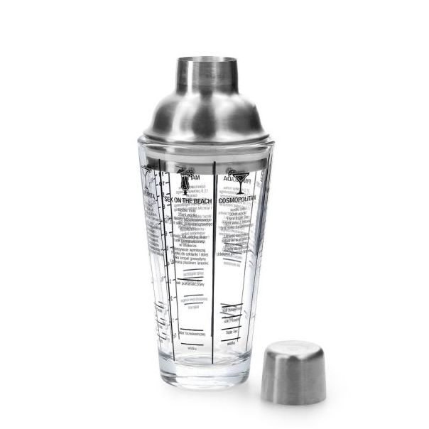 DEKOR DOM Šejker 0.4l Moi, silver - 039040-1