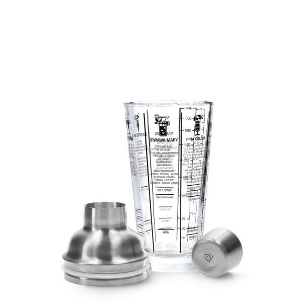 DEKOR DOM Šejker 0.4l Moi, silver - 039040-1