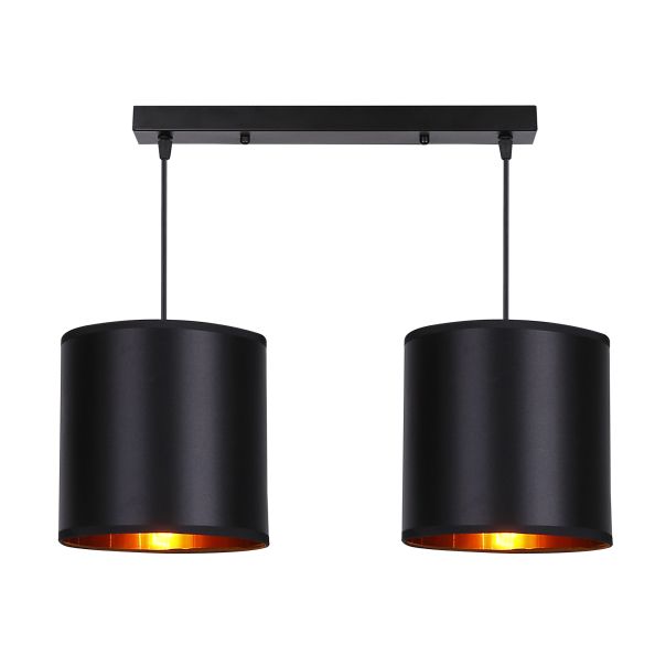 Candi Lux  Viseća Lampa Crna 4 2x40W E27 - 15104-1-1